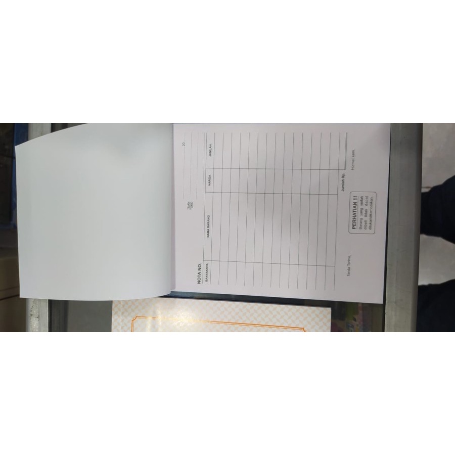Jual Nota Besar Rangkap 2 Ply NCR Nota 1/2 Folio (1 buku) | Shopee ...