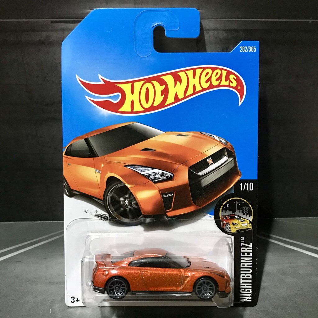 Jual Hot Wheels Nissan GT-R R35 Orange Nightburnerz 2017 | Shopee Indonesia