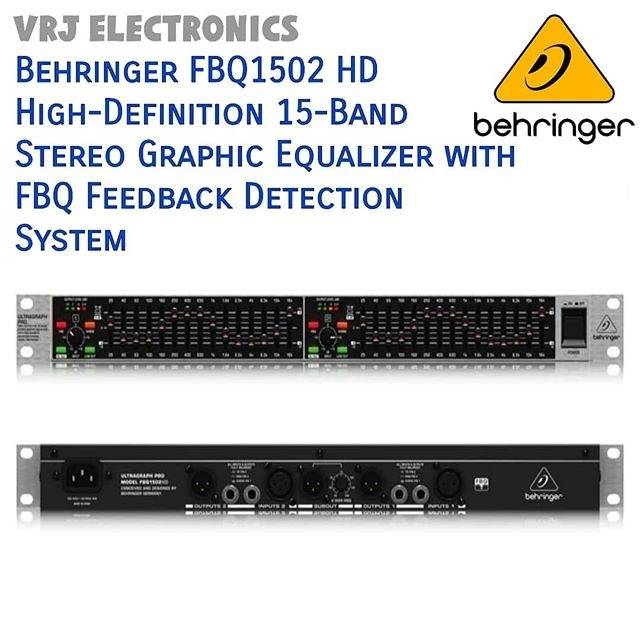 Jual Behringer FBQ1502 HD 15Band Stereo Graphic Equalizer with FBQ