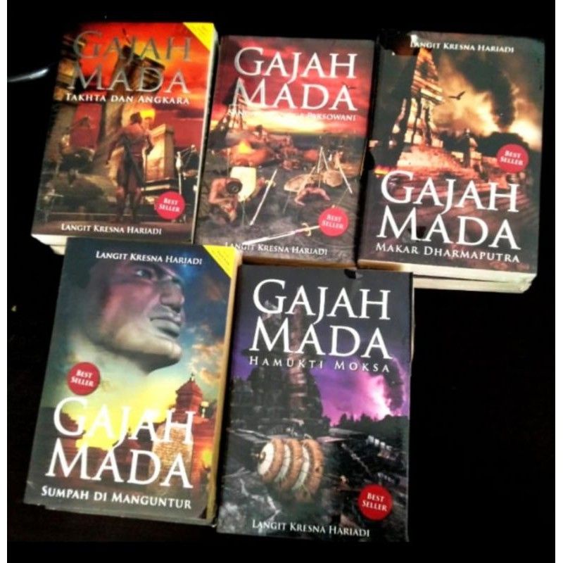 Jual Jual Cepat Sepaket Buku Gajah Mada Langit Kresna Hariadi