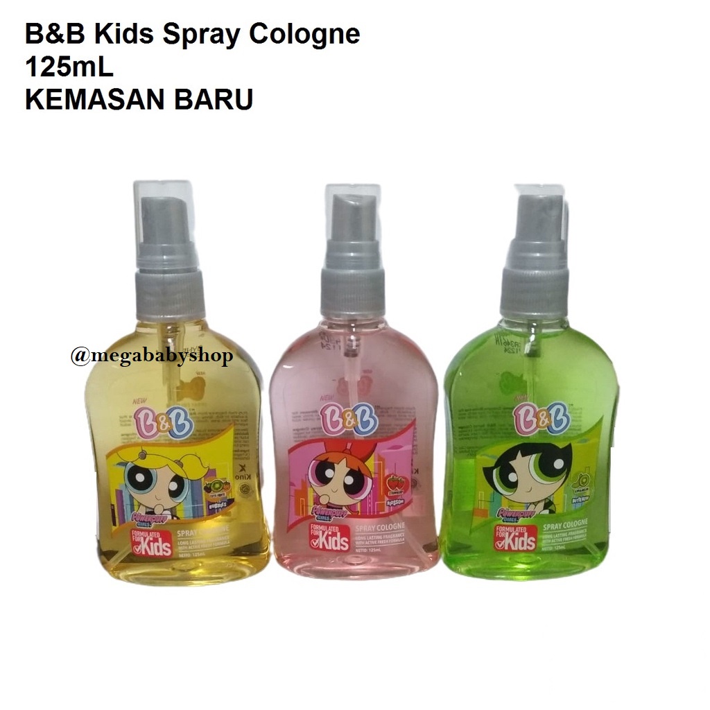 Jual B&B Kids Spray Cologne 125ml/megababyshop | Shopee Indonesia