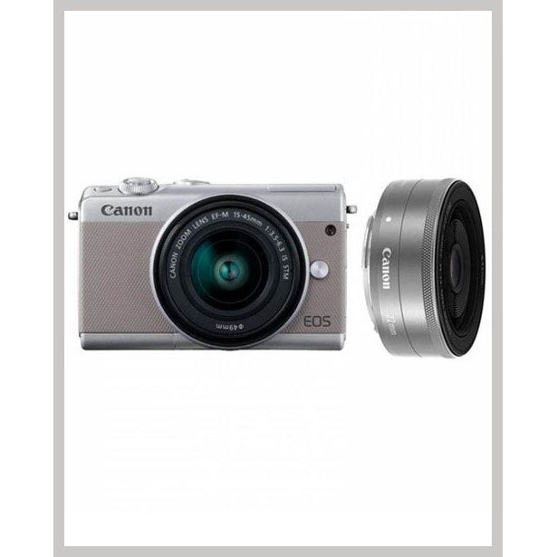 Jual CANON EOS M100 DOUBLE LENS ( 22mm ) | Shopee Indonesia