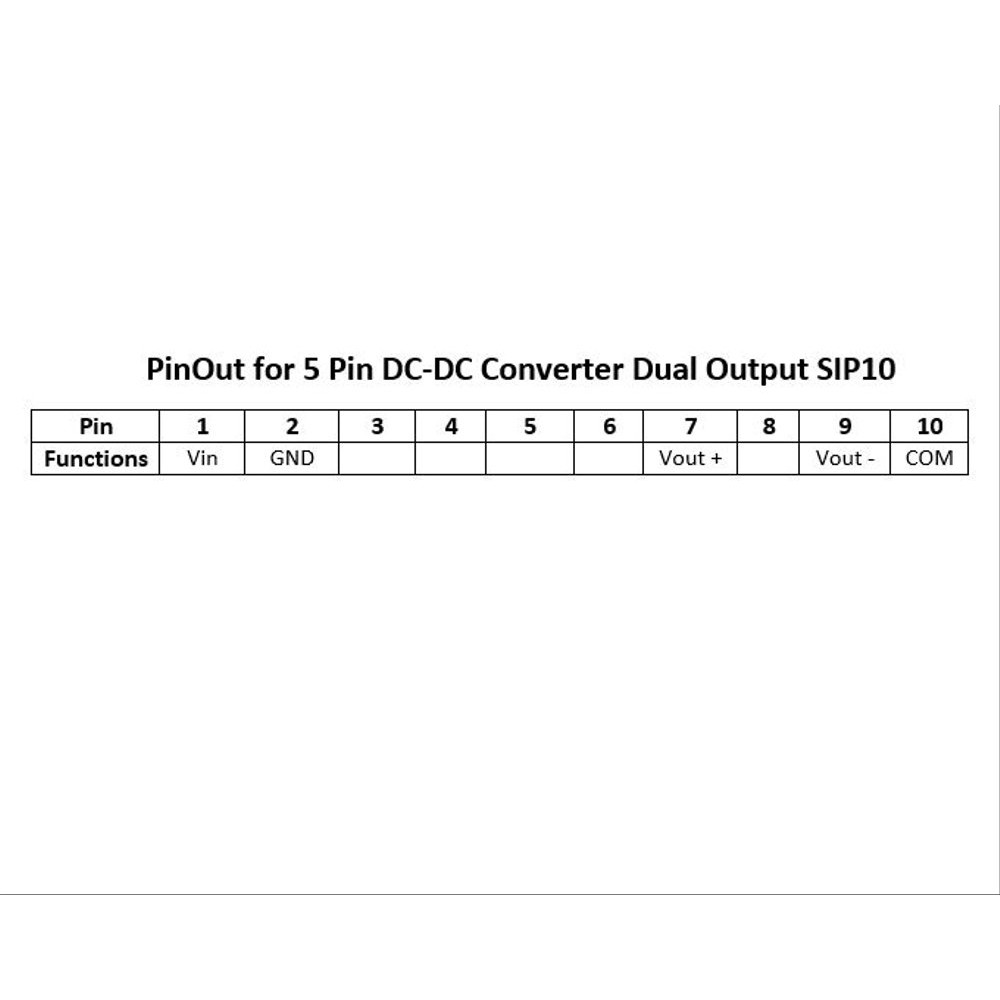 Jual NW2-05D15S 2W DC-DC Isolated Converter Module 5 Pin 5V To 15V ...