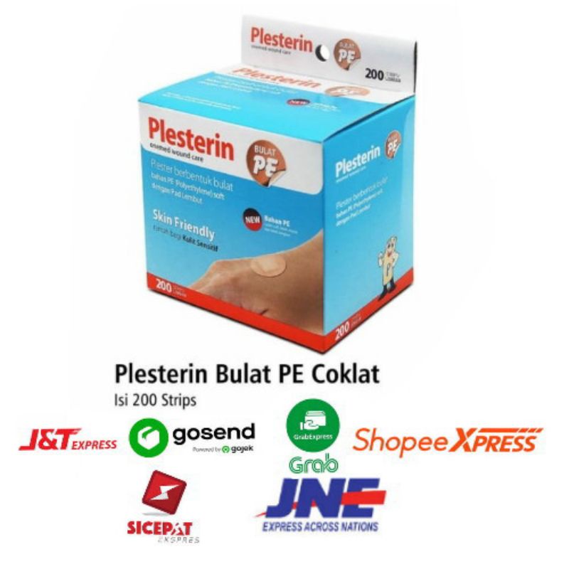 Jual Plesterin PE COKLAT Plester Bulat Coklat PERBOX | Shopee Indonesia