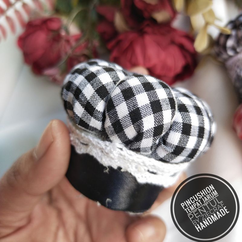 Jual TEMPAT JARUM PENTUL PINCUSHION HANDMADE ISI DAKRON COCOK UNTUK