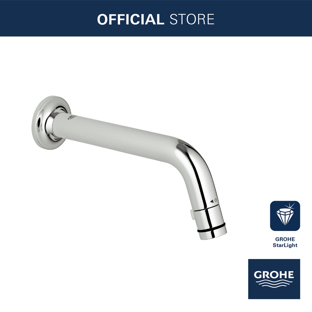 Jual GROHE Universal Pillar Tap - Wall Mounted - 185mm (20203000 ...