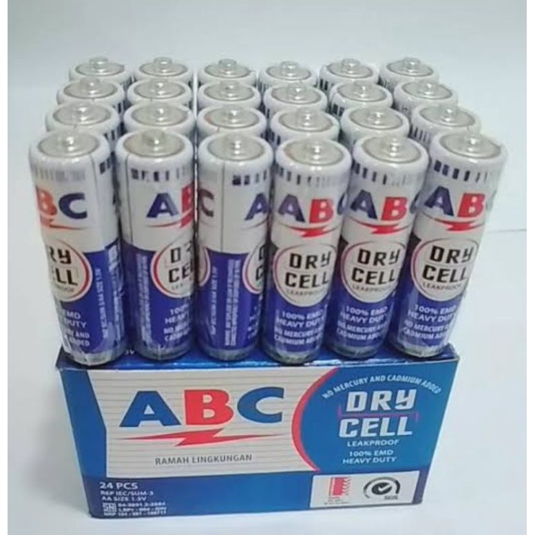 Jual Baterai Abc Biru AA 1,5V | Shopee Indonesia