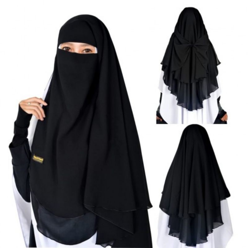 Jual Cadar Yaman Niqab Purdah 2 Lapis Shopee Indonesia