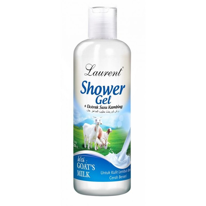 Jual LAURENT SHOWER GEL + EKSTRAK SUSU KAMBING 250ML Shopee Indonesia
