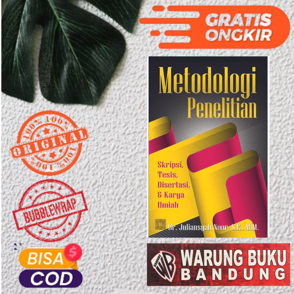 Jual Buku Metodologi Penelitian : Skripsi, Tesis, Disertasi dan Karya ...