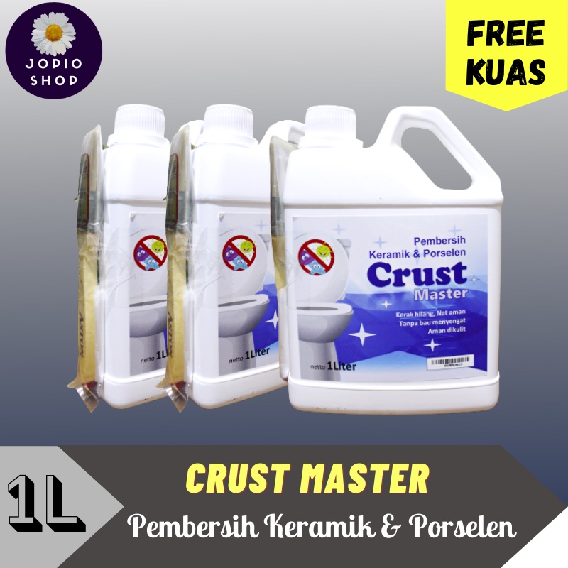 Jual Topron Crust Master Pembersih Keramik Porselen L Free Kuas