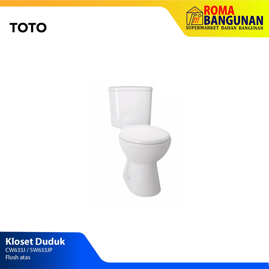 Jual Toto Closet / Kloset / Toilet Duduk Cw633J Sw633Jp / Cw 633 J Sw ...