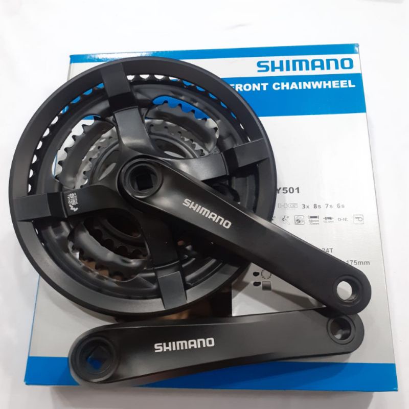 Jual crank shimano ty301 philippines crank alloy/ crank 48T