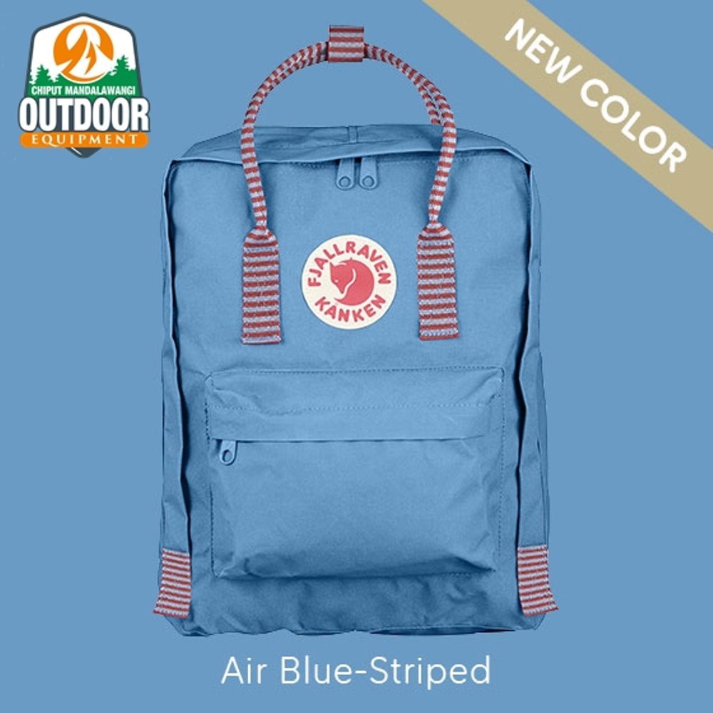 Fjällräven kanken clearance air blue striped