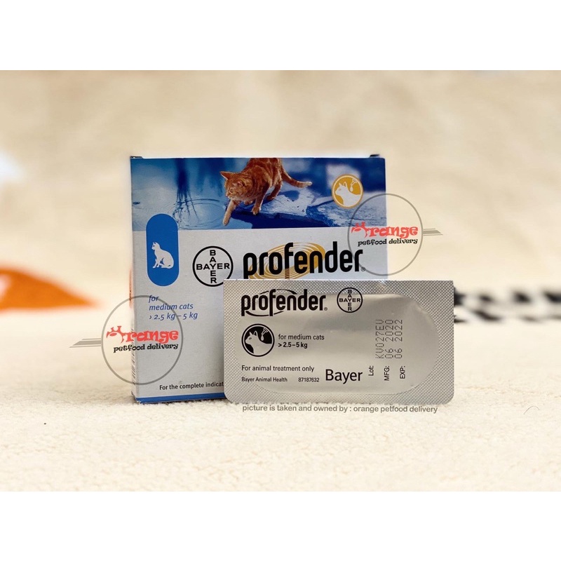 Jual elanco profender spot-on for medium cats 2,5 kg - 5 kg per 1 tube ...