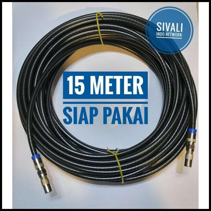 Jual Kabel Antenna Tv Coaxial Belden Rg Panjang Meter Siap Pakai