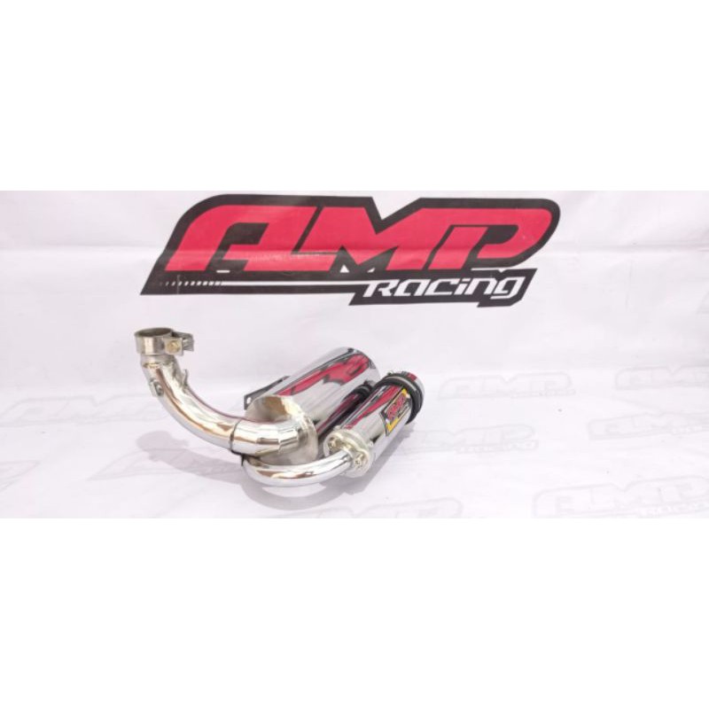 Jual Knalpot Vespa standar racing S1 full Chrome PX / super / Exel ...