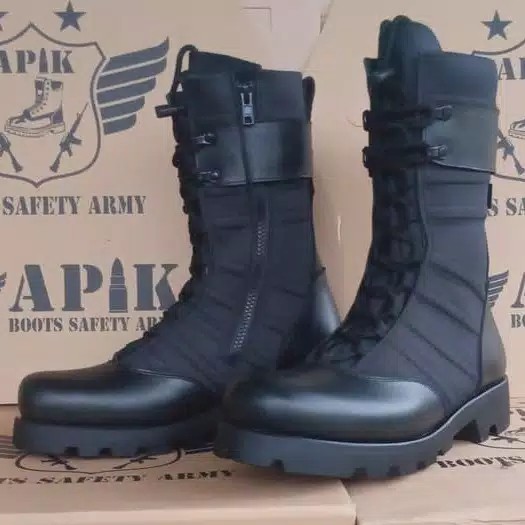 Jual Sepatu Pdl Ninja Sol Radial Kulit Sapi Asli Merk Apik Sepatu Pdl Tni Polri Security Satpam