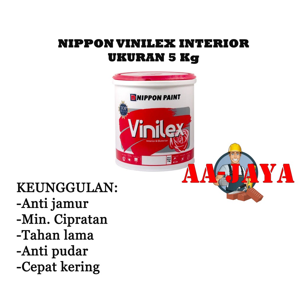 Jual Nippon Vinilex Interior Cat Tembok Ukuran Kg Tera Cotta