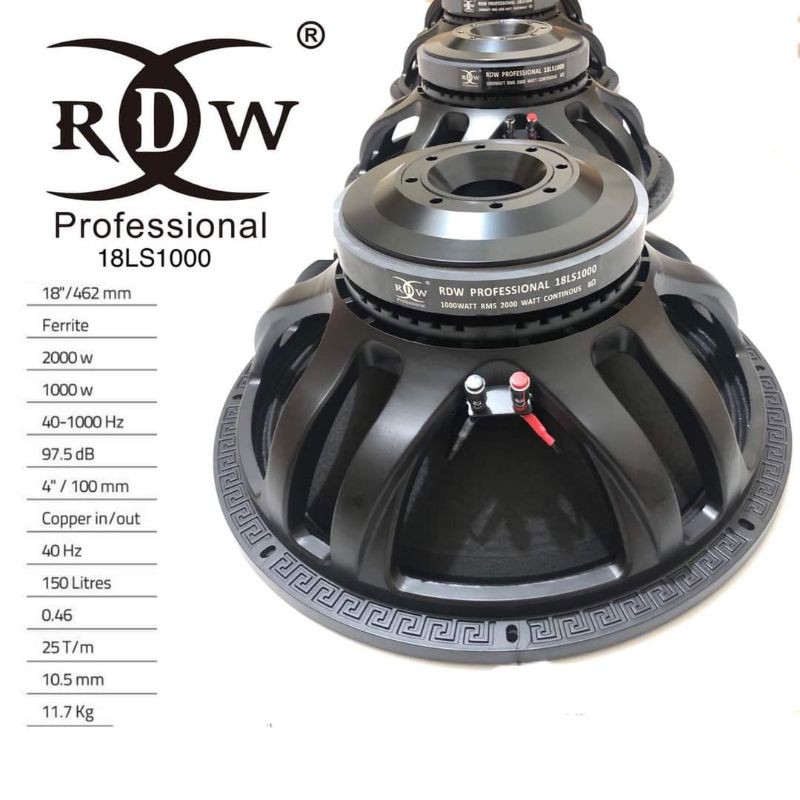 Jual Speaker RDW 18LS1000 original speaker subwoofer lapangan Shopee