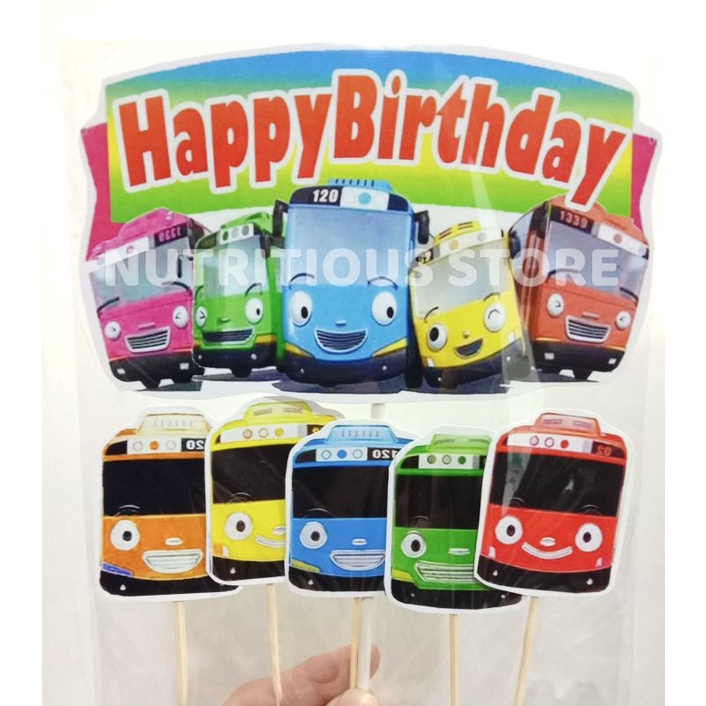Jual HIASAN KUE TAYO / CAKE TOPPER TAYO / ASESORIS KUE TAYO / TOPER KUE