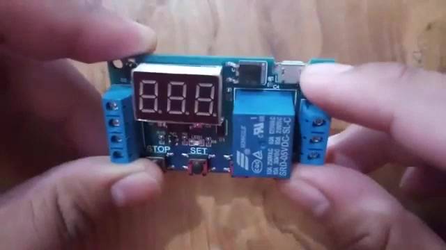 Jual Relay Timer Delay Modul Display 4Tombol Digital DC Time Module ...