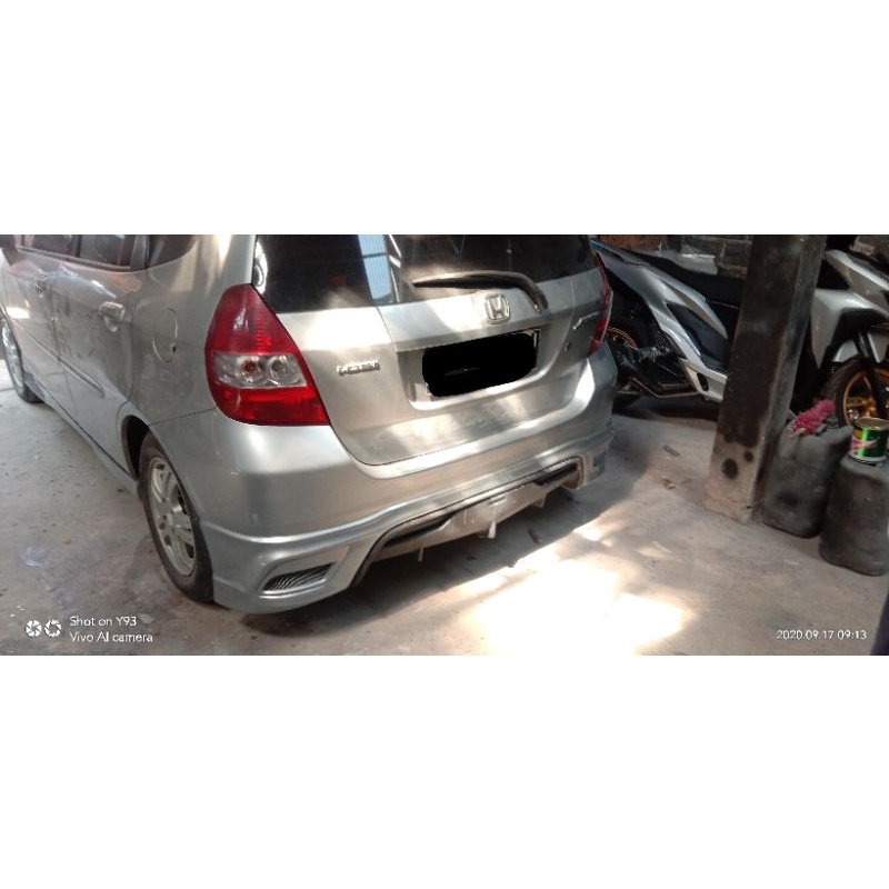Jual Rear Belakang Bodykit add-on Khusus Honda Jazz GD3 fit vtec dan ...