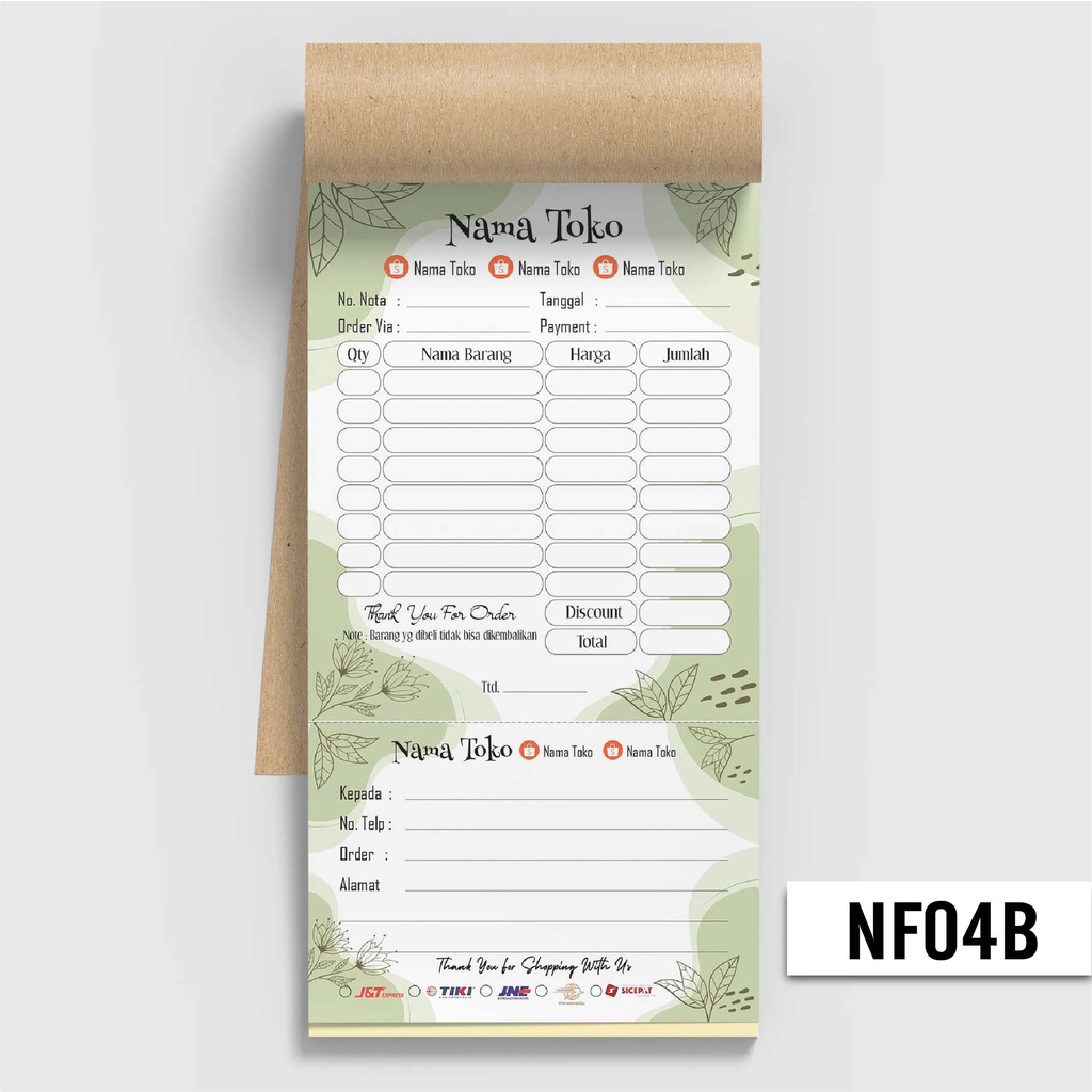 Jual Artomaringi Invoice / Nota / Faktur / Kwitansi Custom Rangkap ...