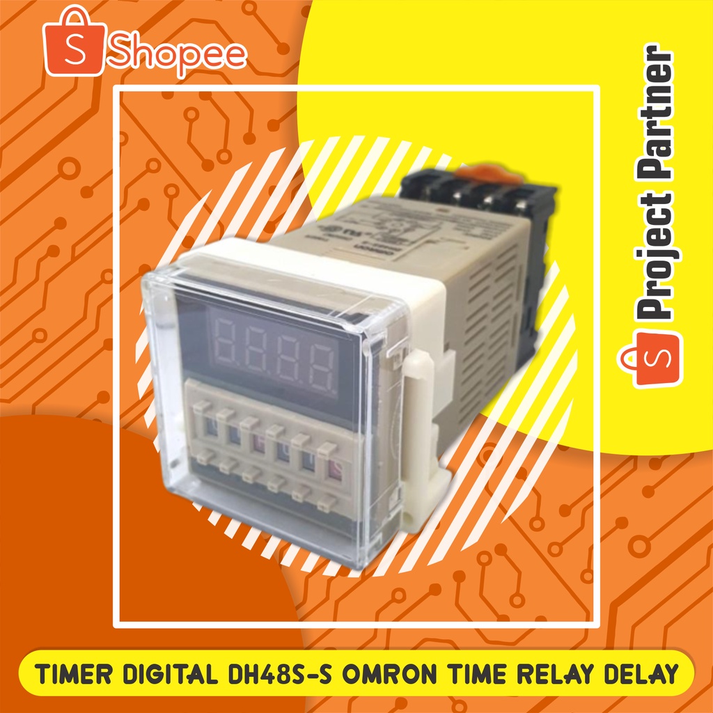 Jual Merek Omron Timer Digital DH48S-S Time Relay Delay Digital timer ...