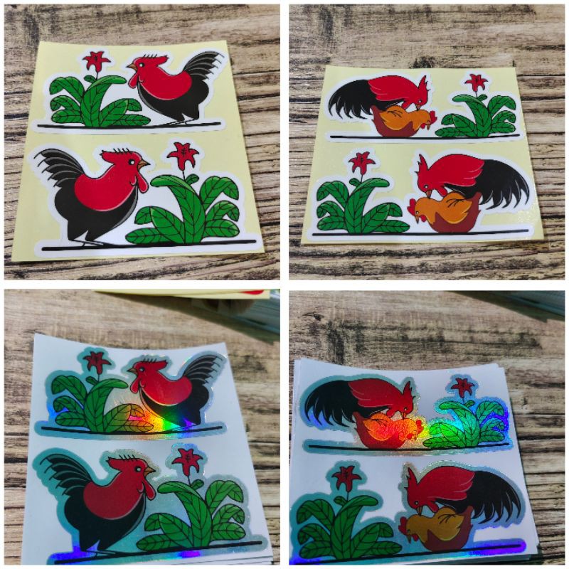 Jual STICKER AYAM JAGO AYAM PRINCUTT 1 PASANG | Shopee Indonesia