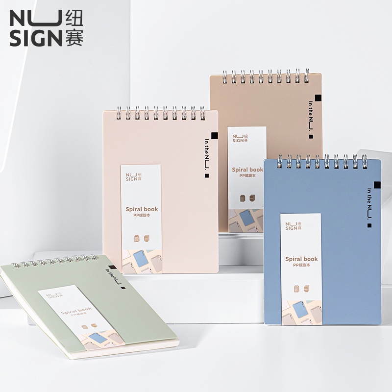 Jual Nusign Spiral Notebook / Buku Catatan Jilid Spiral Vertikal A6 60 ...