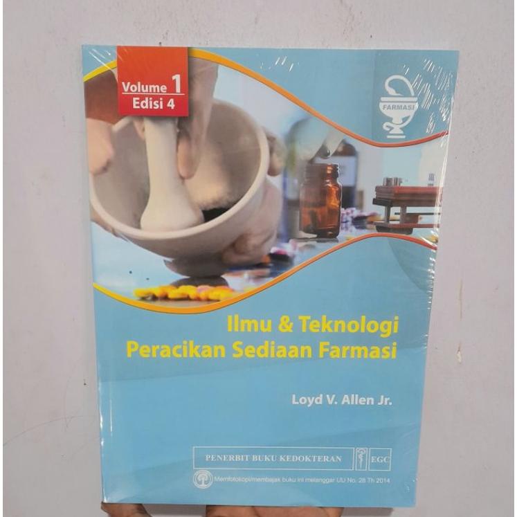 Jual Ilmu Dan Teknologi Peracikan Sediaan Farmasi Volume 1 Edisi 4 ...