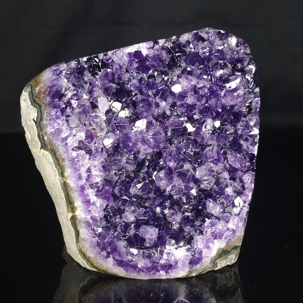 Jual Natural Amethyst Quartz Geode Polish Crystal Mineral Specimen HQ ...