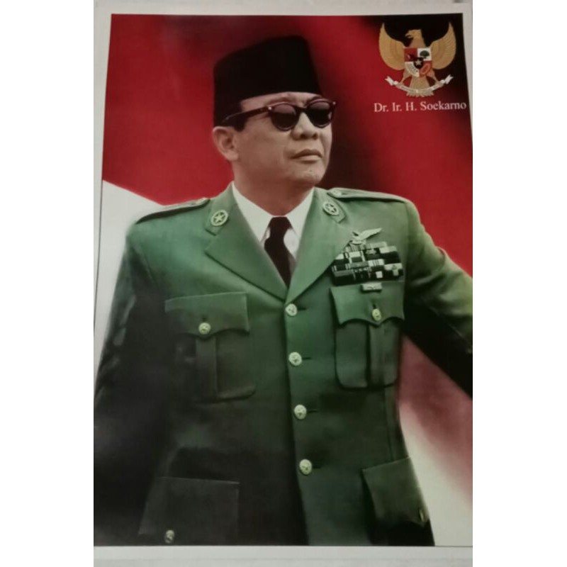 Jual POSTER SOEKARNO UKURAN JUMBO (free Packing) | Shopee Indonesia