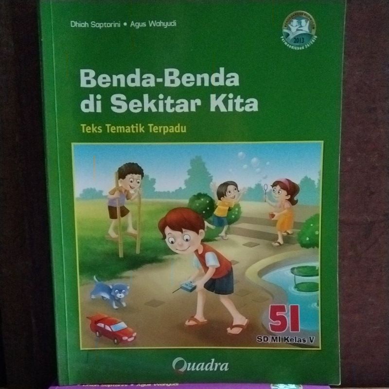 Jual teks tematik terpadu untuk SD kelas 5 benda-benda di sekitar kita ...