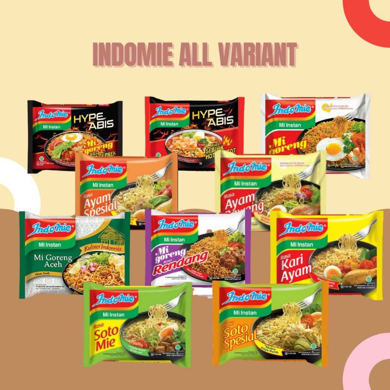 3008: Indomie Real Meat Mi Instan Goreng Rendang - Indonesia