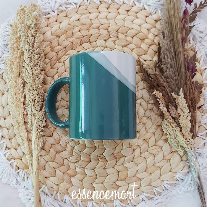 Jual Mug Keramik 2 Warna Two Tone Twotone Gelas Cangkir 2 Warna Cantik Shopee Indonesia 9678