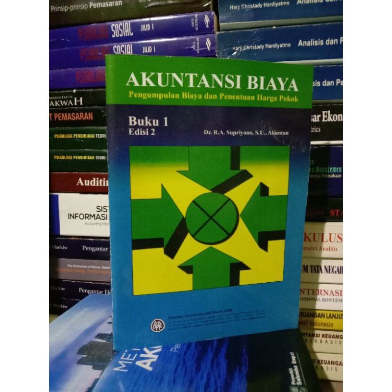 Jual Akuntansi Biaya Edisi 2 Buku 1. Supriyono | Shopee Indonesia