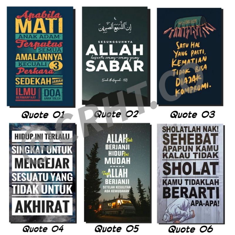 Jual Walldecoration|Size 20x30|Wallpaper|Hiasan Dinding|Kata kata