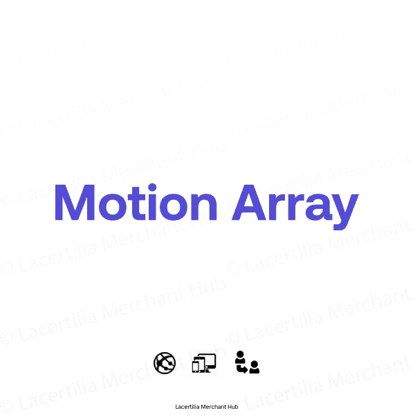 Jual Motion Array Akun Lifetime Account Garansi Premium Terbaik