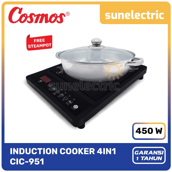 Jual Cosmos CIC-951 Kompor Listrik Induksi 300-1000 Watt FREE Panci ...