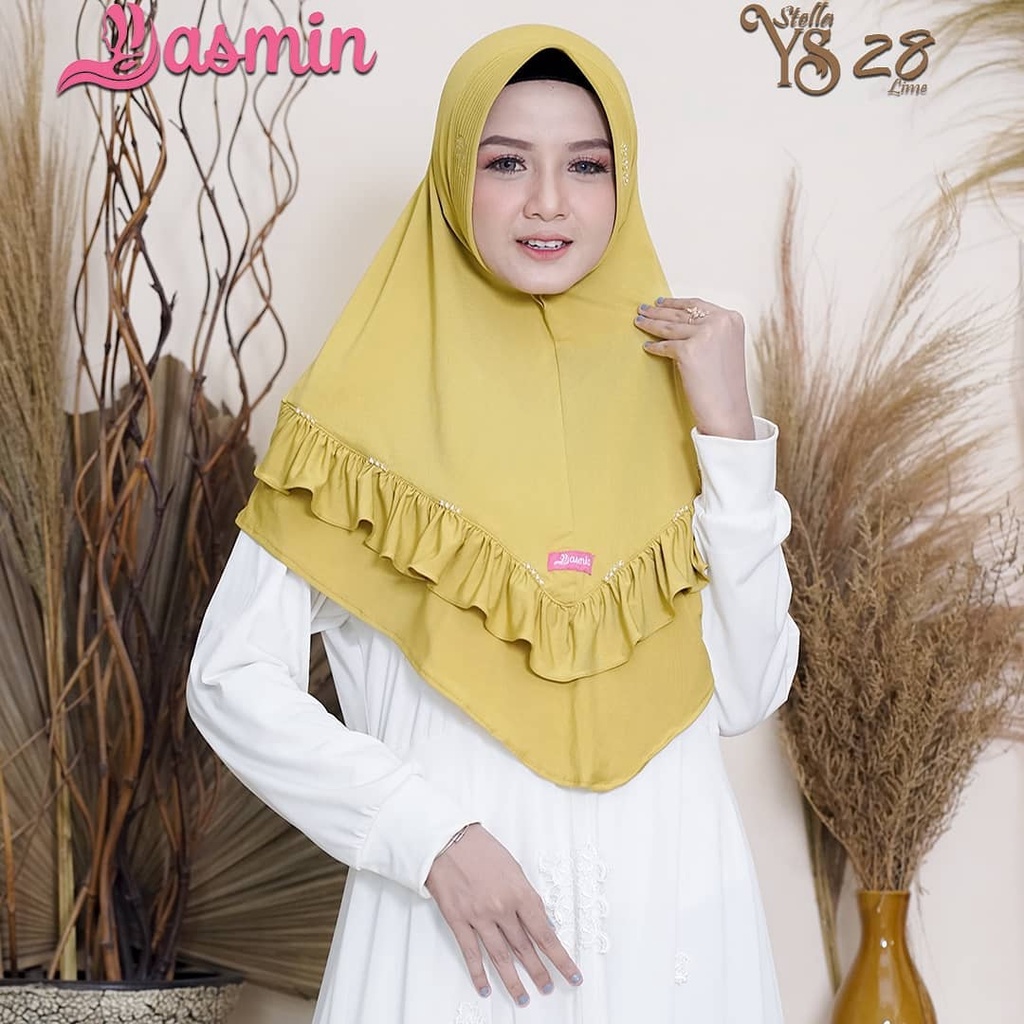 Jual Jilbab Instant Hana Ruffle Yasmin Hijab Ys 28 Hijab instan ...