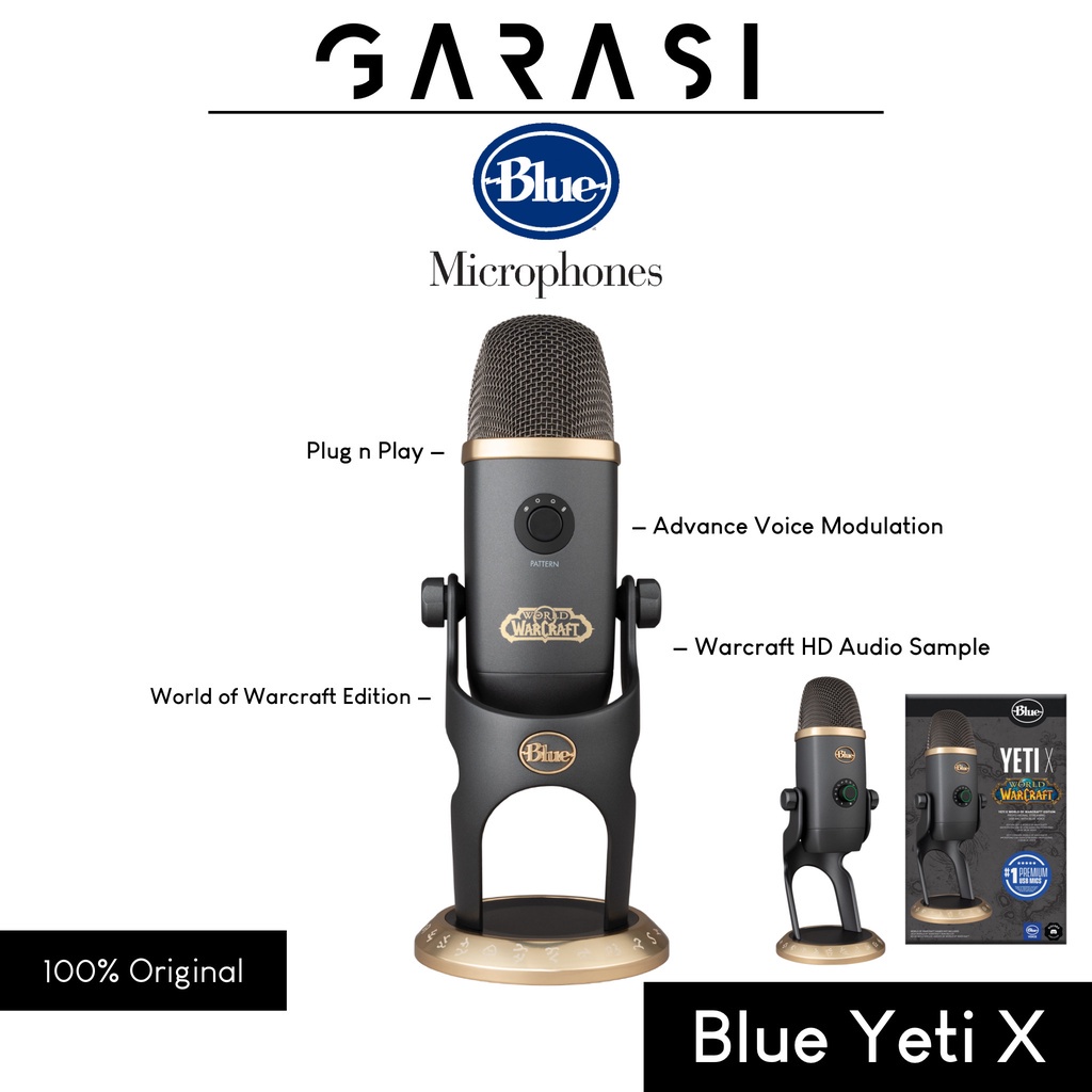 Jual Blue Yeti X World Of Warcraft Edition Premium Usb Microphone Shopee Indonesia 5824