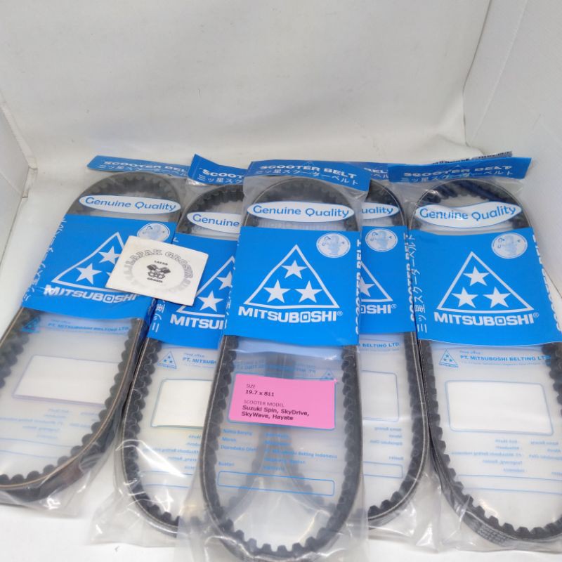 Jual V BELT VANBELT MITSUBOSHI SUZUKI SPIN SKYDRIVE SKYWAVE HAYATE 19 ...