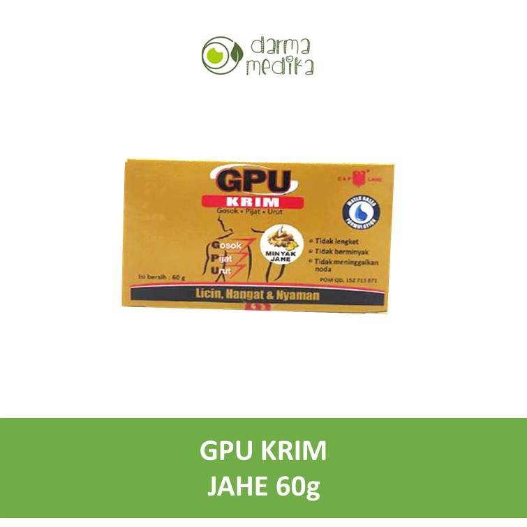 Jual GPU Krim Jahe 60grm 60 grm | Shopee Indonesia