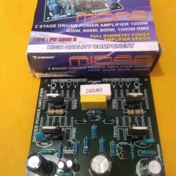Jual Kit 2 Tingkat Driver Power Amplifier 1000W Tunersys PD 1000 ( B