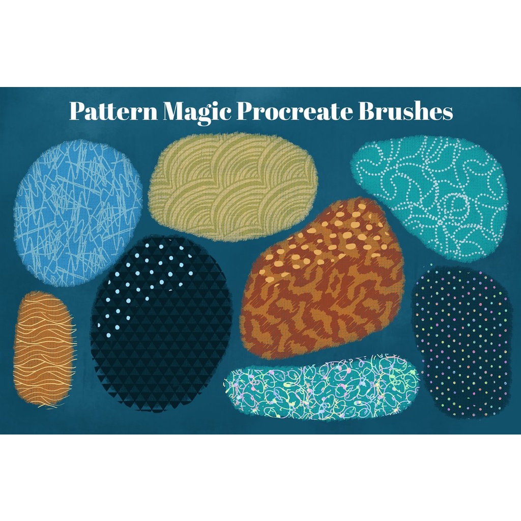 Jual Procreate Brush - 50 Pattern Magic Procreate Brushes | Shopee ...