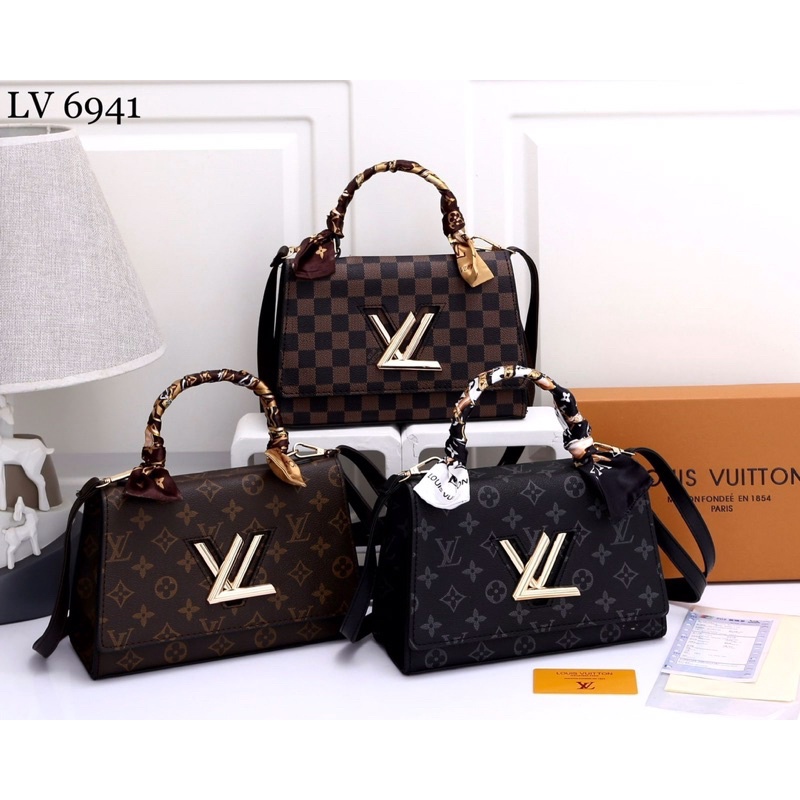 Tas import eks LOUIS VUITTON monogram serut handbag besar - Fashion Wanita  - 800669996