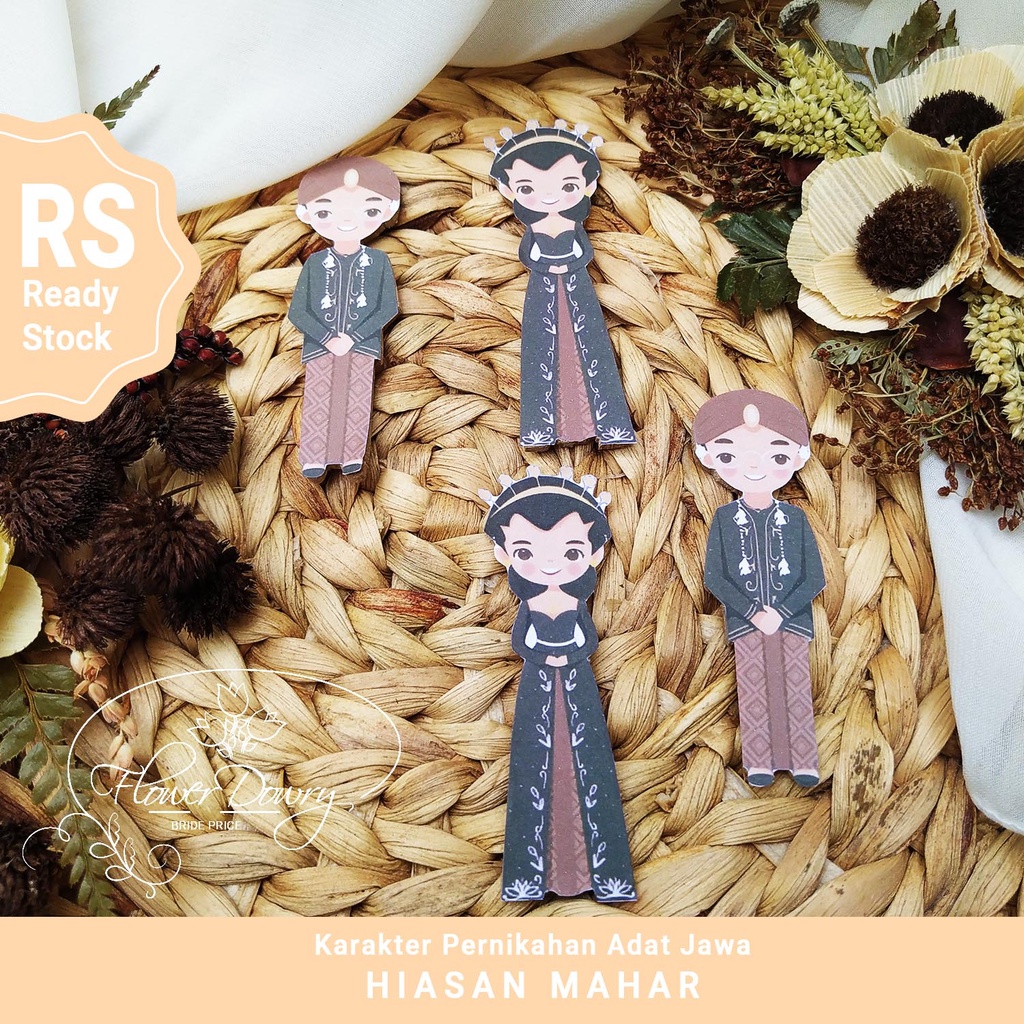 Jual Karakter Pernikahan 3D Adat Jawa (Jawa Tengah) | Shopee Indonesia