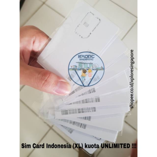 Jual Sim Card Indonesia khusus Unlimited Sim Card XL kuota